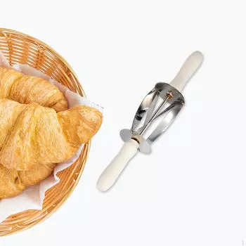 -Куттер, -Валик, Диски, Кухонные, Нержавеющая сталь, Бытовые, Хлеборезка ровной формы, Роликовый Small