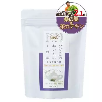 Kuwago Delicious Mulberry Tea Strong Tea Packets x 30 Packs Двойной блок чая из листьев шелковицы Катехины Чай из листьев шелковицы Чайная упаковка Сделано в