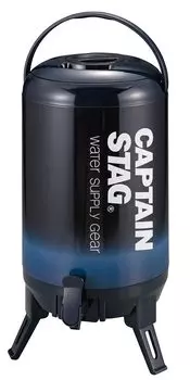 Кувшин Captain Stag для воды, кувшин для воды, который можно наливать до конца, тип Navy (КАПИТАН ОЛЕНЬ) [Емкость 10 л/1 пробка] Тепло/холод UE-2034 тёмно-синий