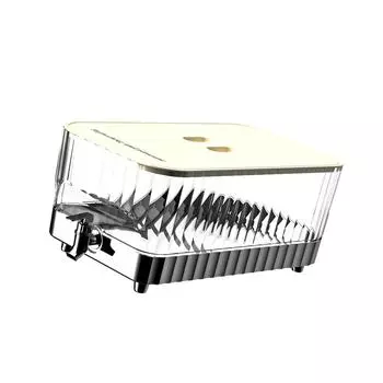 Кувшин для холодной воды большой емкости 5,3 л с удобным краном Просторный диспенсер для ледяных напитков Герметичная крышка Ведро для напитков A