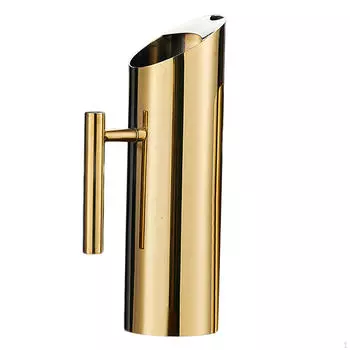 Кувшин для холодных напитков, холодный чай, бутылка для воды из нержавеющей стали, кувшин для сока с носиком для кофе 1.5L