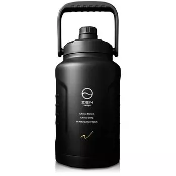 Кувшин для льда ZEN Camps, контейнер для льда, холодная изоляция, для кемпинга на открытом воздухе, вакуумная изоляция, широкое горлышко, 1,9 л, 3,8 л (1 галлон)