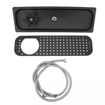 Кувшин для ополаскивания из нержавеющей стали 304, экономящий время автоматический встроенный очиститель для чашек для бара, кафе, магазина