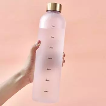 Кувшин для питья воды. Практичная экологически чистая легкая бутылка для напитков. Дизайн измерения. Кувшин для воды. Бутылка для питьевой воды для занятий спортом. белый