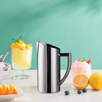 Кувшин для пива, чайник с ручкой, сервировочный инструмент, бутылка для воды из нержавеющей стали для холодного питья 1.5L