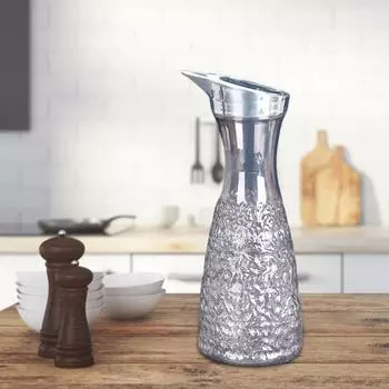 Кувшин для сока емкостью 1000 мл, термостойкий пищевой, устойчивый к падению, устойчивый к высоким температурам горшок для воды 1000ML синий