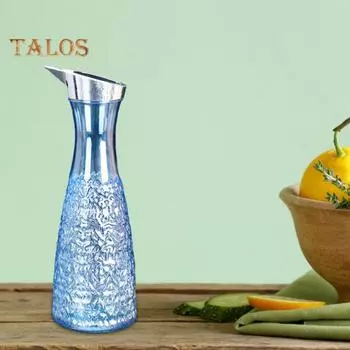 Кувшин для сока на 1000 мл, твердый, термостойкий, пищевой, практичный, устойчивый к падению, устойчивый к высоким температурам, горшок для воды для ресторана 1000ML синий