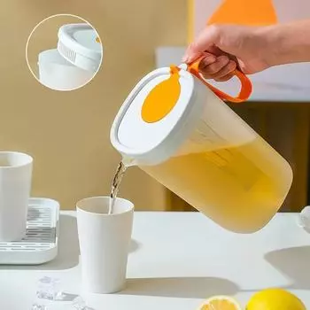 Кувшин для воды 1,5/2,2 л, контейнер для лимонада, соковыжималка, большой заварочный чайник с заварочным устройством для чая, пластиковый горшок для холодных напитков, кувшин для напитков