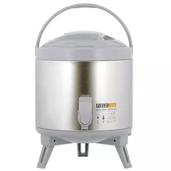 Кувшин для воды Bestco с чашкой, серебристый, сделано в Японии, 6,1 л, MA-1921 серебряный