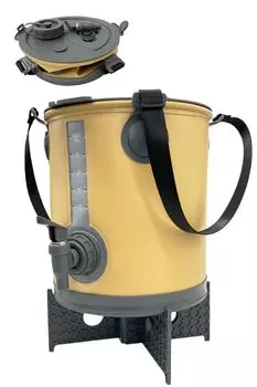 Кувшин для воды FUTUREFOX 10 л складной кувшин для кемпинга на открытом воздухе (хаки)