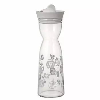 Кувшин для воды HARIO, термоцвет, белый, практичная емкость 1000 мл, производство Япония WJT-10-W