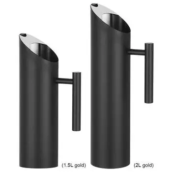 Кувшин для воды из нержавеющей стали, эргономичная ручка, кувшин для холодной питьевой воды, горшок для подачи воды для дома и офиса 1