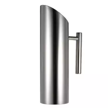 Кувшин для воды из нержавеющей стали большой емкости 1,5 л, горшок для сока для холодных напитков с защитой от льда