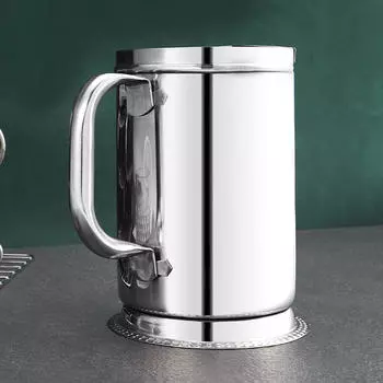 Кувшин для воды из нержавеющей стали, чашка для эспрессо-латте-арта, подогреватель масла, кофейник с гладкой поверхностью, кофеварка