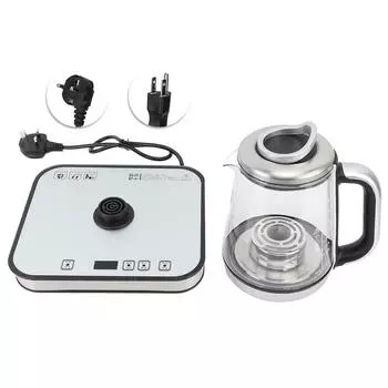 Кувшин для воды с водородом, 2 л, 1800 частей на миллиард, высокая концентрация, цифровой сенсорный контроль, светодиодный дисплей, богатый водородом US Plug 110220V