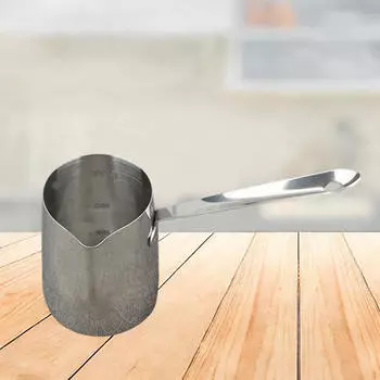 Кувшин для вспенивания молока, кувшин для плавления масла из нержавеющей стали для домашней кофейни с носиком 350ML