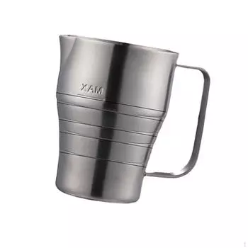 Кувшин для вспенивания молока Кувшин для приготовления эспрессо на пару 500 мл Гладкая поверхность Подогреватель Горшок для латте Art