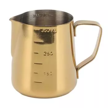 Кувшин для вспенивания молока с двойной шкалой из нержавеющей стали 304, чашка для вспенивания молока, кувшин для приготовления кофе
