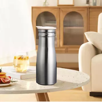 Кувшин из нержавеющей стали для освежающих напитков серый