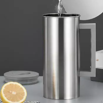 Кувшин из нержавеющей стали, графин, 1,8 л, многофункциональный кофейник, кувшин для воды синий