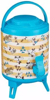 Кувшин из жемчужного металла, резервуар для воды Disney, 3 л, 1 бутылка, 2 чашки, Микки, термо/холодная мышь/серфинг