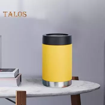 Кувшин-кулер, универсальная банка из нержавеющей стали, прочный охладитель для напитков, банка для газировки, банка-кулер для дома, на открытом воздухе 12 жёлтый