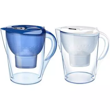 Кувшин с фильтром для воды на 3,5 л. 4-ступенчатая система фильтрации. Чайник с фильтром для воды. Blue