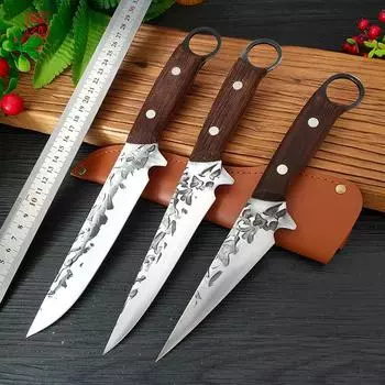 Кузница, кухонные ножи из нержавеющей стали, нож для обвалки, нож для мясника, нож для рыбалки, нож для резки фруктов Size1