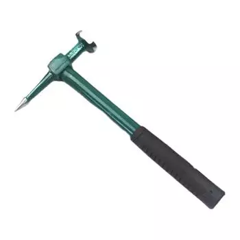 Кузов автомобиля Ремонт металлических панелей Молоток для выбивания гаражных панелей Прямой ударник Отделка корончатой поверхности Молоток для выбивания вмятин Ручной инструмент