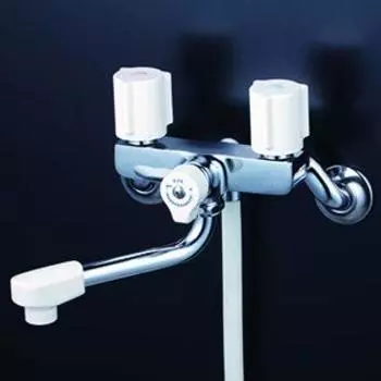 KVK 2-х рычажный душ 150мм KF2G3N белый (с трубой)