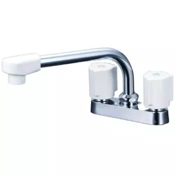 KVK 2 handle mixer faucet 200mm KM17GN (with pipe)