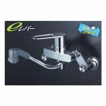 KVK Single shower mixer faucet with easy tightening socket MSK110KERJFT (e-lever)