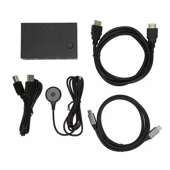 KVM Switcher High Speed Transmission Excellent Image Processing Type C HD Multimedia Interface KVM