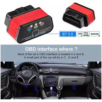 KW903 ELM327 V1.5 Bluetooth 5.0 OBD2 сканер для Android/IOS OBD 2 автомобильный диагностический инструмент считыватель кодов pk Vgate ICAR2 ICAR 2 N7X0