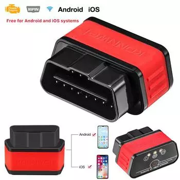 KW903 OBD2 сканер BT 5.0 OBDII автомобильные диагностические инструменты автоматический детектор неисправностей OBD2 считыватель кодов для IOS Android