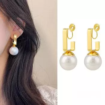 Квадратная имитация жемчуга кулон противомоскитная спираль ушной зажим безболезненный