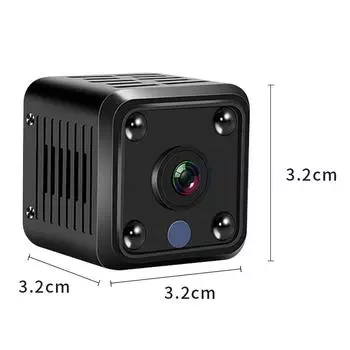 Квадратная камера X6 для дома, беспроводная сеть Wi-Fi, камера ночного видения, видеокамера с петлей на 360 градусов