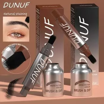 Квадратная кисть Wild Eyebrow Cream Painting Paste Black Tea Brown Pressing 3D Dye Dip Eyebrow Enhancers Cream Изменение линии роста волос 01 Brown