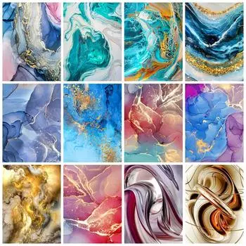 Квадратная/круглая алмазная живопись, новая абстрактная картина, 5d, сделай сам, вышивка, мозаика, фантастический пейзаж, домашний декор Full Round 20x30CM