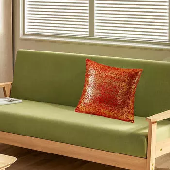 Квадратная наволочка для дивана, кровати, офиса, 17,72x17,72 дюйма, декоративная наволочка красный