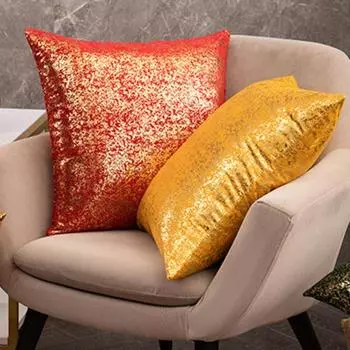 Квадратная наволочка со потайной застежкой-молнией. Очень мягкая, износостойкая, моющаяся, простая в уходе, декоративная наволочка, защитная подушка. 45x45cm света блондинка