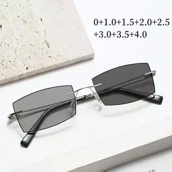 Квадратная оправа фотохромные очки для пресбиопии новые трендовые очки для чтения с защитой от синего света ультралегкие ретро компьютерные очки до +4.0 0