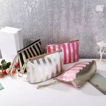 Квадратная портативная сумка для хранения косметики белый