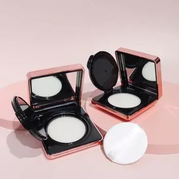 Квадратная пустая воздушная подушка-пуф коробка портативный косметический футляр контейнер с пудрой спонж зеркало для BB крема тональный крем