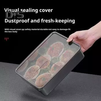 Квадратная тарелка из нержавеющей стали, контейнер для еды, герметичная крышка, нержавеющая сталь, ящик для хранения разных размеров для дома, ресторана, пикника L