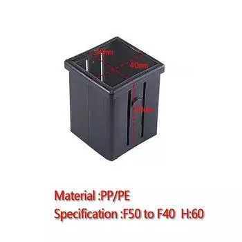 Квадратная трубка для крышки, прочная вставка для стула, отделочные заглушки, аксессуары для фитнес-оборудования, скользящая втулка