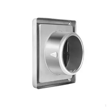 Квадратная вентиляционная крышка Регулируемые жалюзи 304 Нержавеющая сталь Простая установка для установки решетки