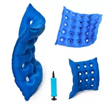 Квадратная воздушная надувная подушка для сиденья для инвалидной коляски, домашняя, школьная, офисная, 44x44 см