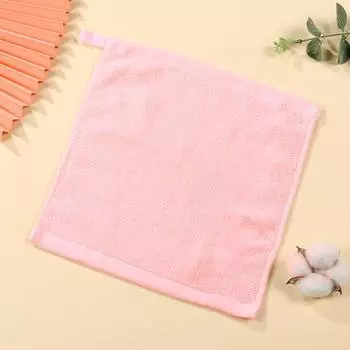 Квадратное полотенце 25x25 см, ультрамягкое бамбуковое волокно, подвесная петля, быстросохнущая, супер впитывающая ткань для детского сада, детское подвесное полотенце для рук, маленькая мочалка зелёный