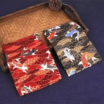 Квадратное полотенце в стиле LV Bao Bao на день рождения, хлопковая ткань Black Sector 50*50cm